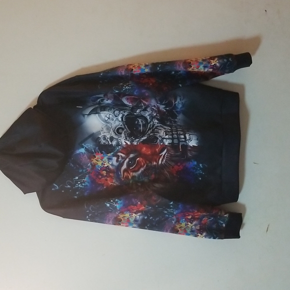 SBC Limited Edition Lion Skull Abstract Hoodie - Picture 10 of 11